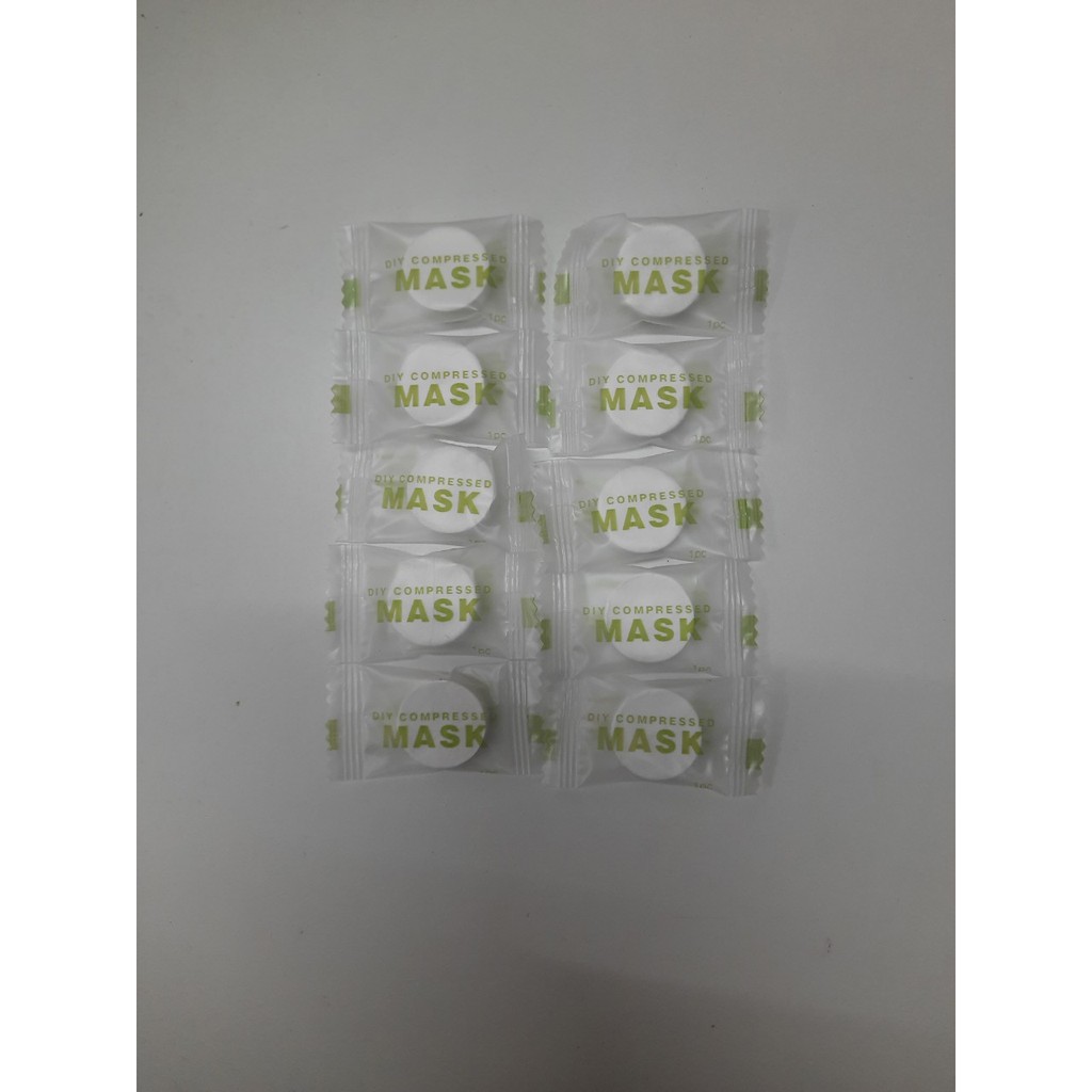 Mặt nạ nén dạng viên kẹo Lotion mask thương hiệu SILK TOUCH tiện dụng