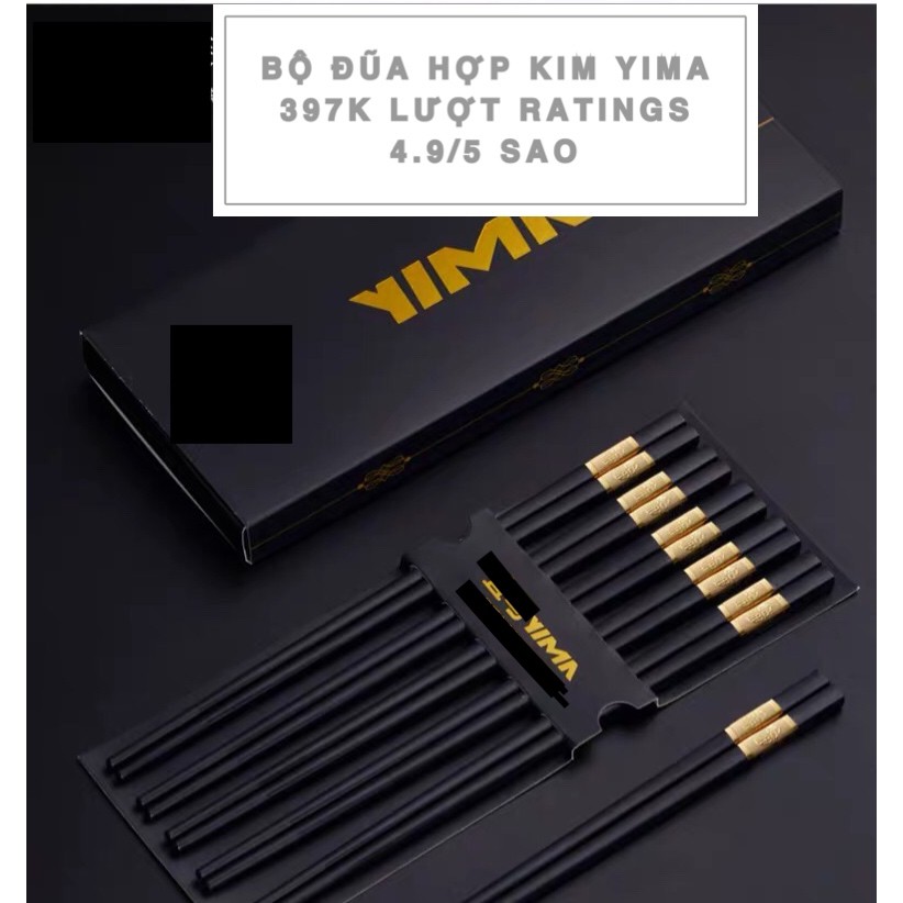 Bộ đũa hợp kim Yima
