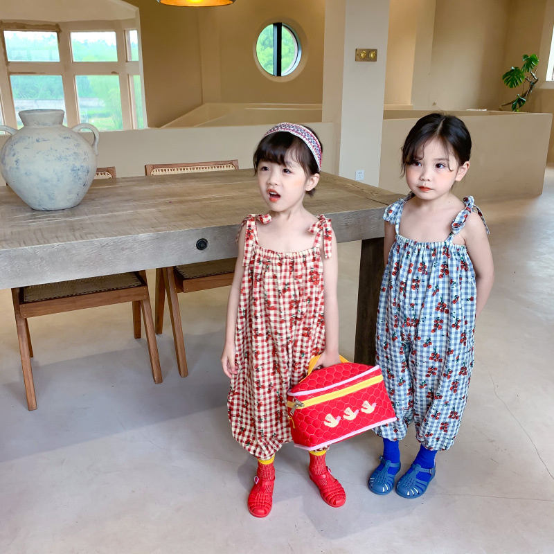 Áo liền quần Hoa Phong Cách Hàn Quốc Cho Bé Gái
