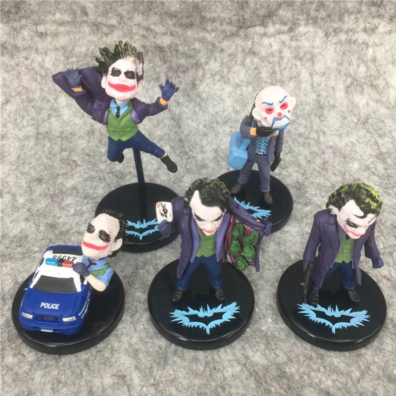 SUN Superheroes Decoration Figurine PVC Action  Collection Model Toy Ornaments Dark Knight Jack Joker