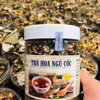 Trà hoa ngũ cốc giảm cân, thanh nhiệt mát gan, trà gạo lứt đậu đỏ cỏ ngọt thải độc, hộp 350g