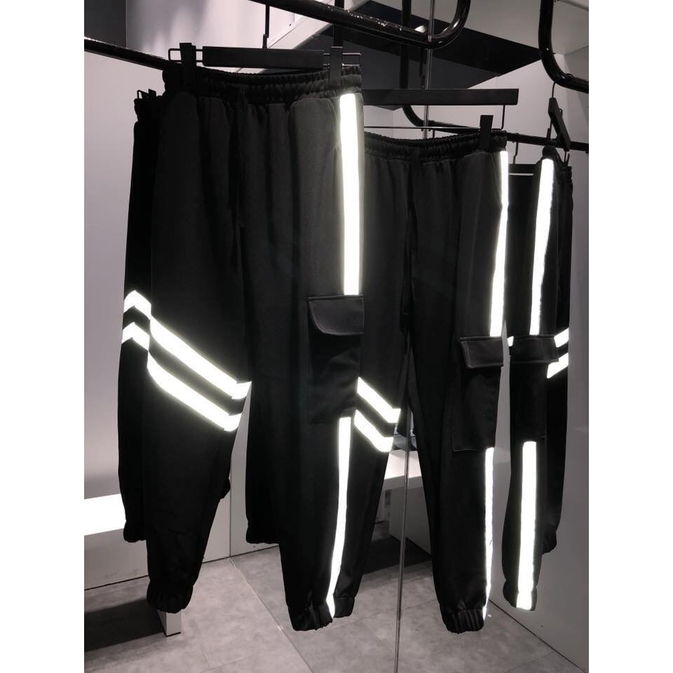 Quần Jogger phản quang túi hộp Unisex cực chất