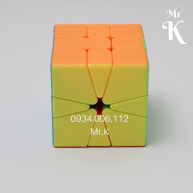 RUBIK SQUARE-1 CUBE STICKERLESS MOYU MEILONG MFJS SQ1 RUBIK BIẾN THỂ