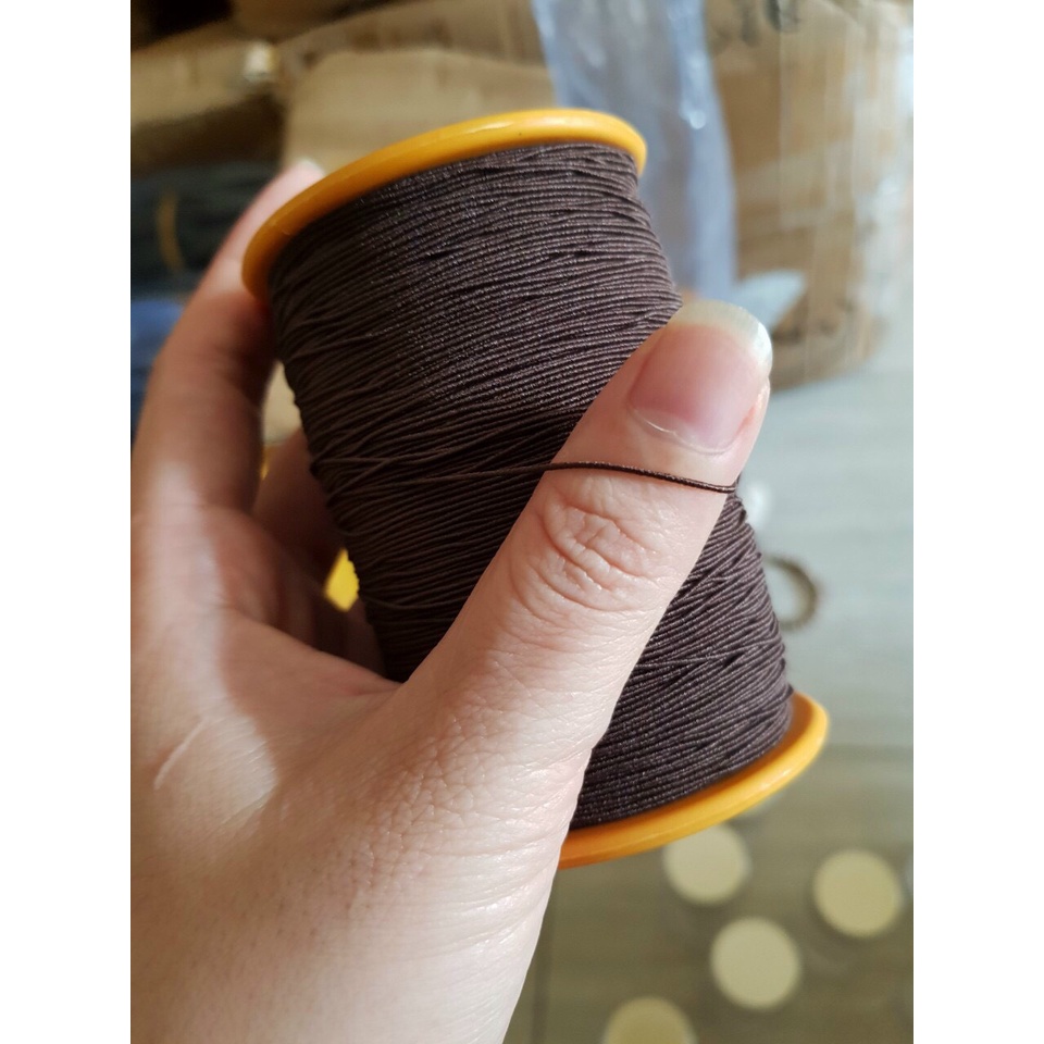 Dây thun xâu chuỗi hạt dây xâu trầm hương vòng tay vòng cổ dày 0.6mm  thun tơ