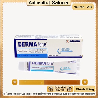 Derma Forte 15g - Gel ngừa mụn sáng da ngừa thâm mụn