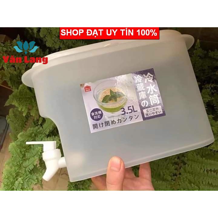 Bình nước 3,5 Lít bằng nhựa có vòi rót tiện dụng