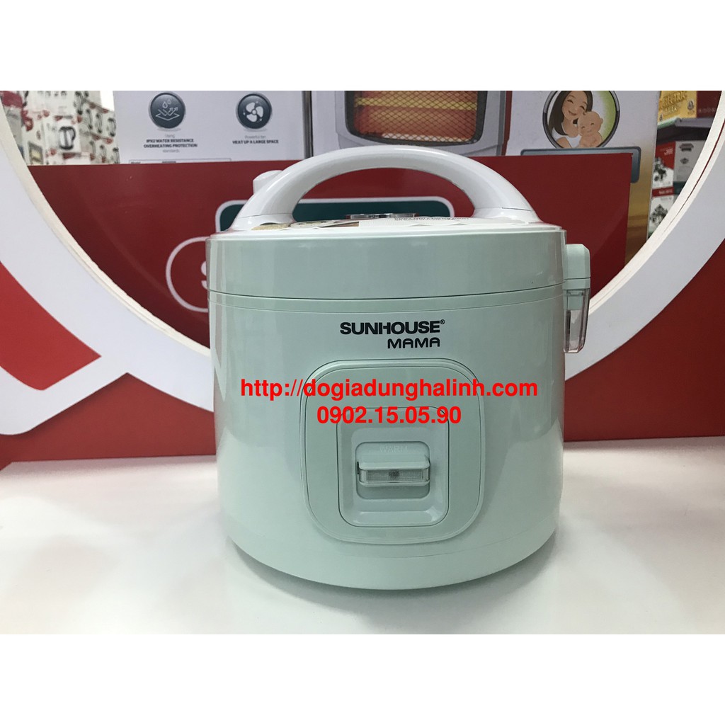 Nồi cơm điện 1.2L SUNHOUSE MAMA SHD8265G - Công suất 500W, Bảo hành 24 tháng | BigBuy360 - bigbuy360.vn