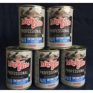 Combo 5 lon PATE MÈO MIGLIOR GATTO 400g