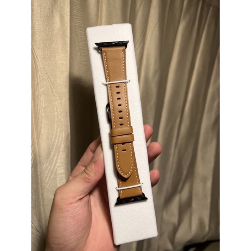 Dây đeo đồng hồ AP Watch S1/S2/S3/S4/S5/S6/S7/S8 - 38/40/41mm, 42/44/45mm Da Genuine Leather Watchband i.Value Cam