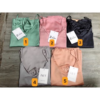 [FREESHIP - HÀNG LOẠI 1] BỘ NGỦ LỤA SATIN 2 DÂY 5 MÀU SIÊU ĐẸP