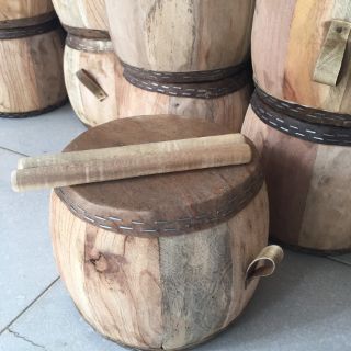 Trống đồ chơi (không sơn màu)