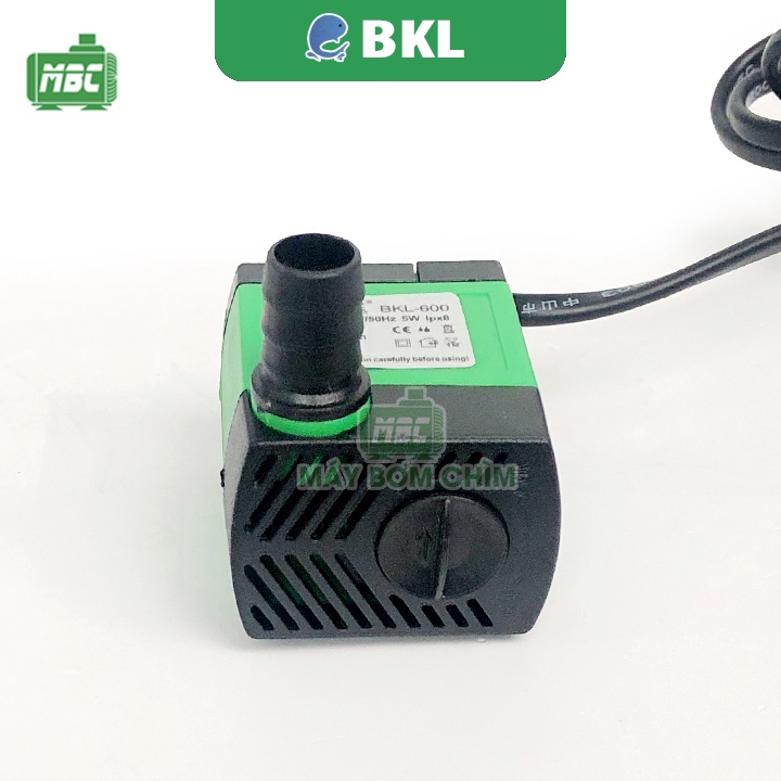 Máy bơm tiểu cảnh, bể cá loại tốt  BKL-600 -  5W - 600L/H - 0.9M | Máy bơm chìm