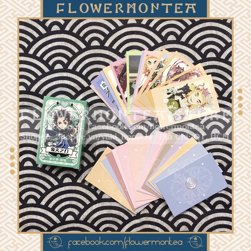 Set 15 Thẻ Hình | Polaroid Card - Kimetsu No Yaiba | Thanh Gươm Diệt Quỷ