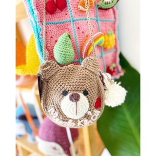 Túi len gấu [Crochet 🧶] xinh cho bé yêu 🧀🧀🧀