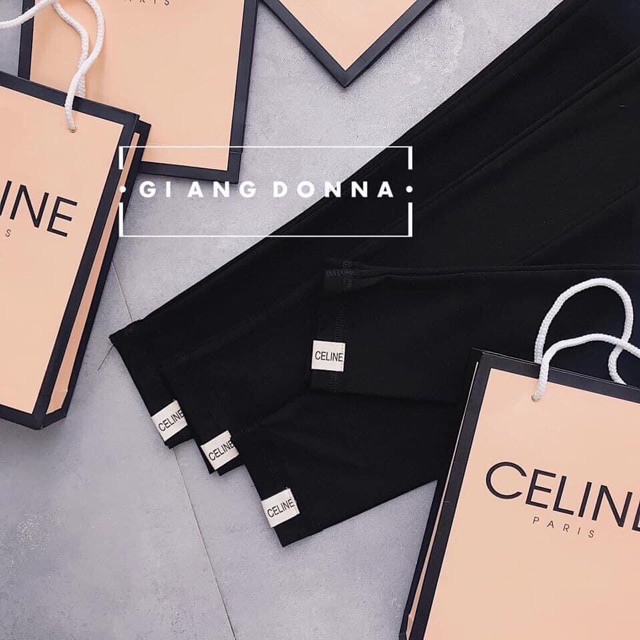 Quần legging trơn logo kèm túi Ce | BigBuy360 - bigbuy360.vn