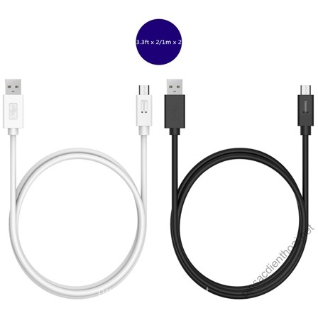 [Chính hãng - xả kho] Tronsmart Bộ 2 cáp USB-C to USB 2.0 1m Tronsmart CC04P