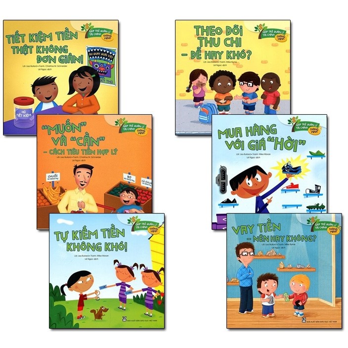 Sách - Giúp trẻ quản lý tài chính thông minh (bộ 6 cuốn)