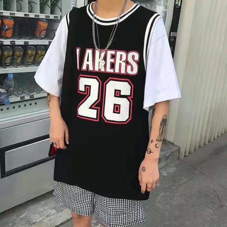 Áo Thun Bóng Rổ Unisex Nam Nữ In Số 11-23-26- Áo Phông Chất Cotton Form Rộng Tay Lỡ Cổ Tròn Freesize !