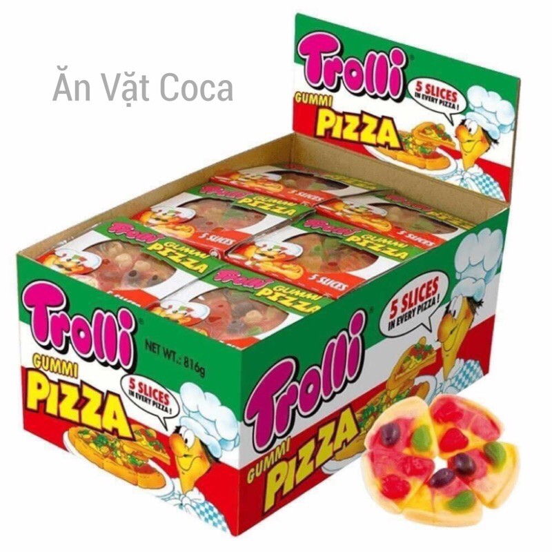 KẸO DẺO TRÁI CÂY TROLLI PIZZA 15.5g