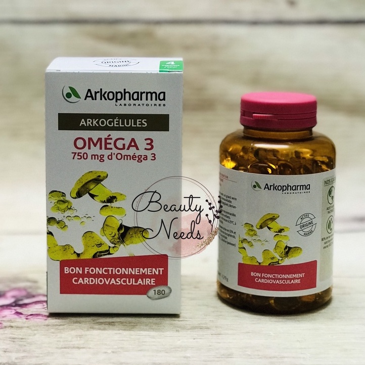 Viên uống Omega-3 của Pháp Arkopharma Omega Origine Marine 180 viên