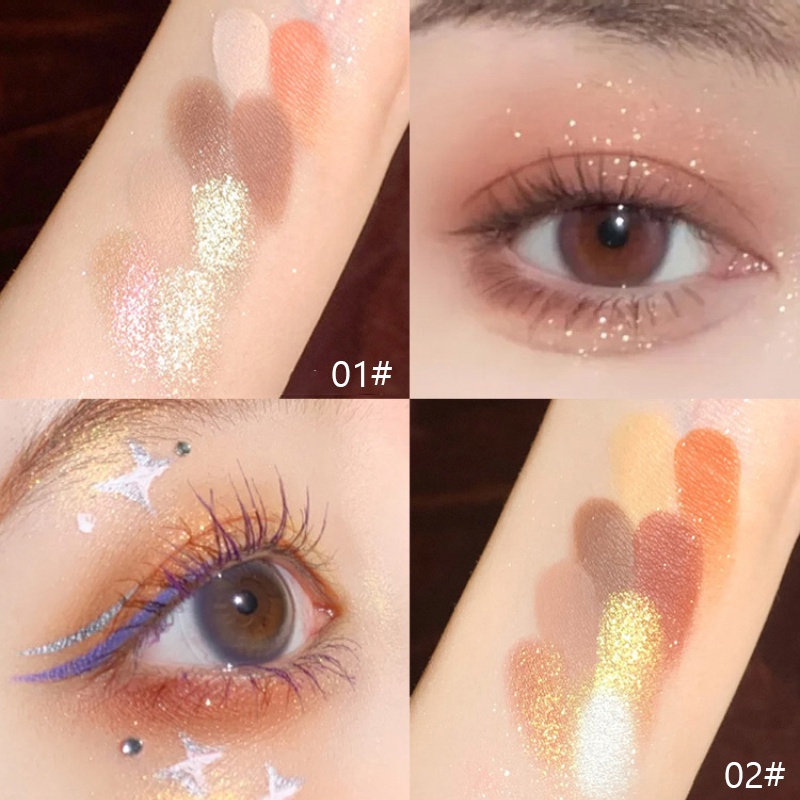 (Hàng Mới Về) Bảng Phấn Mắt Màu Sắc Ngọc Trai Chống Thấm Nước Và Mồ Hôi | BigBuy360 - bigbuy360.vn