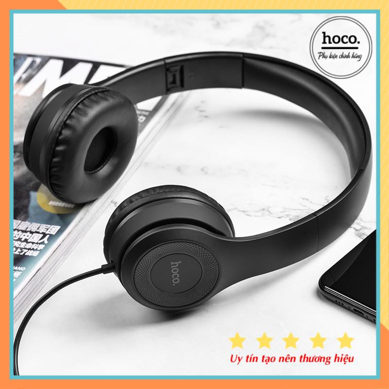 Tai Nghe Chụp Tai Có Mic Hoco W21 Chính Hãng - Bảo Hành 12 Tháng