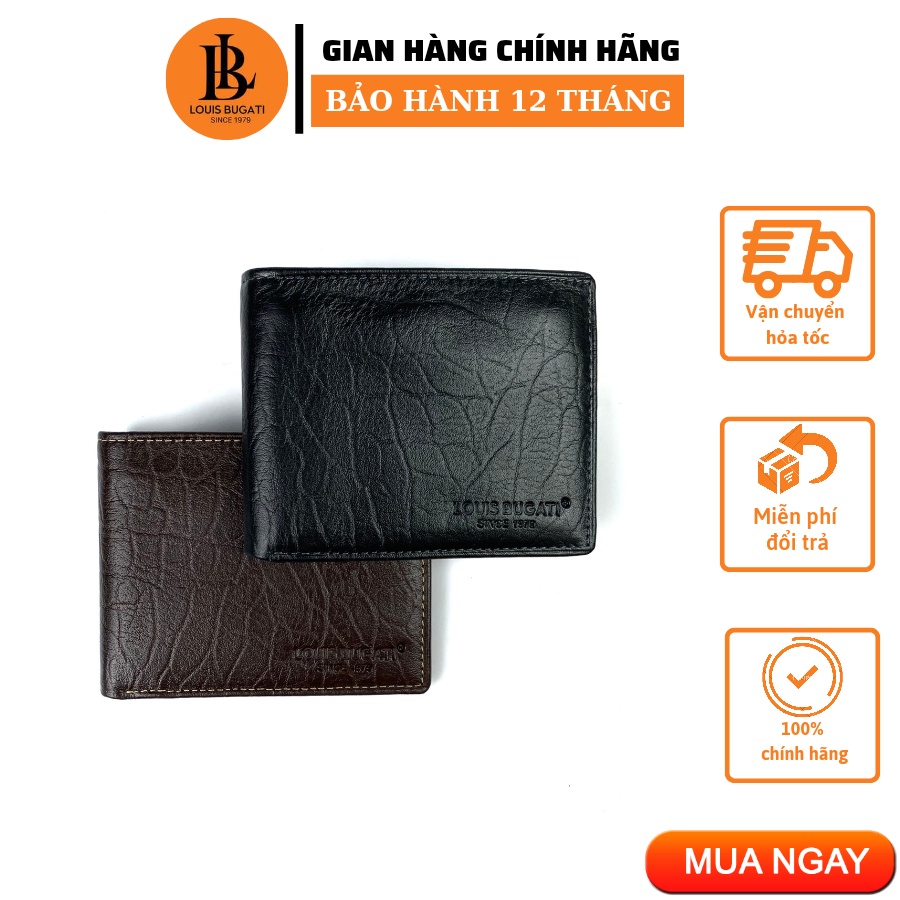 Ví da nam cao cấp thương hiệu LOUIS BUGATI VME16 ví cầm tay nam