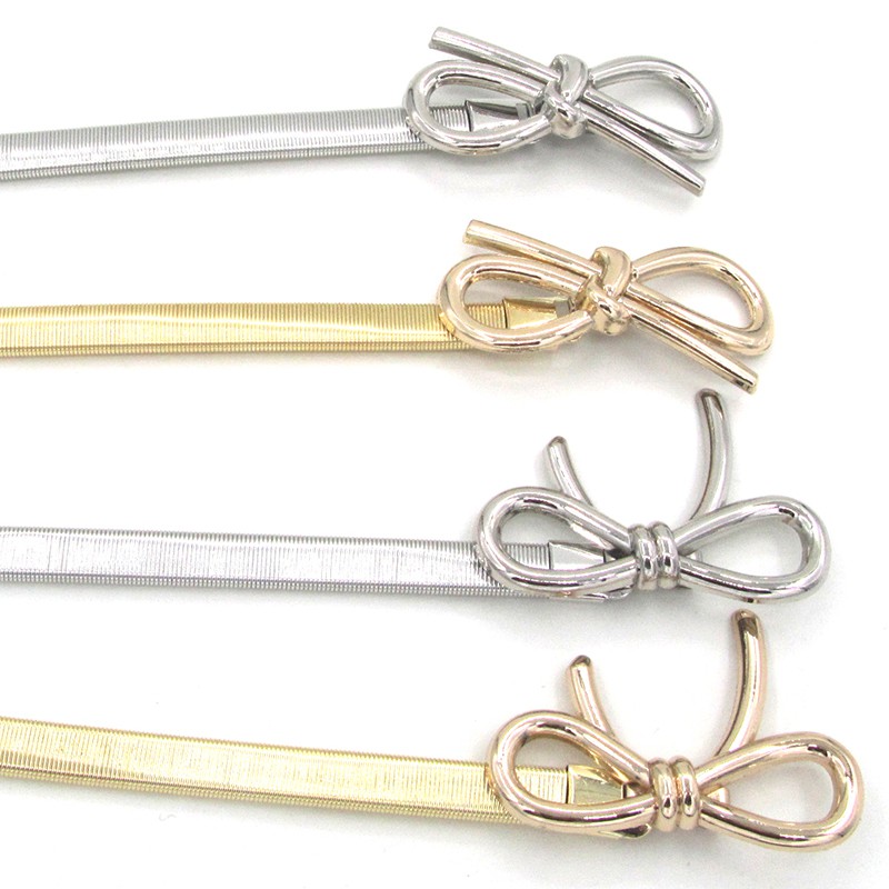 Thắt lưng kim loại đàn hồi thời trang dành cho bạn nữ