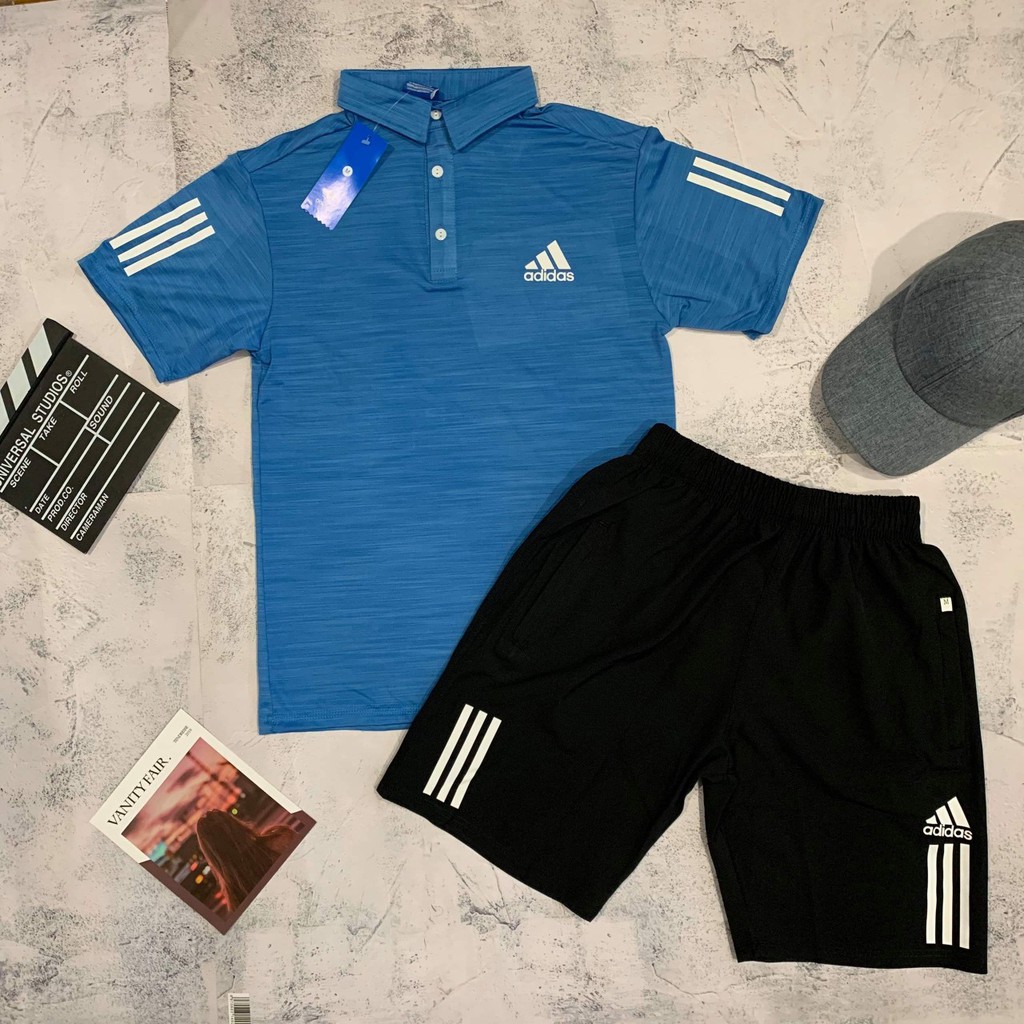 Bộ thể thao nam cộc tay chất thun xước mát lạnh, phom 50-78kg | BigBuy360 - bigbuy360.vn