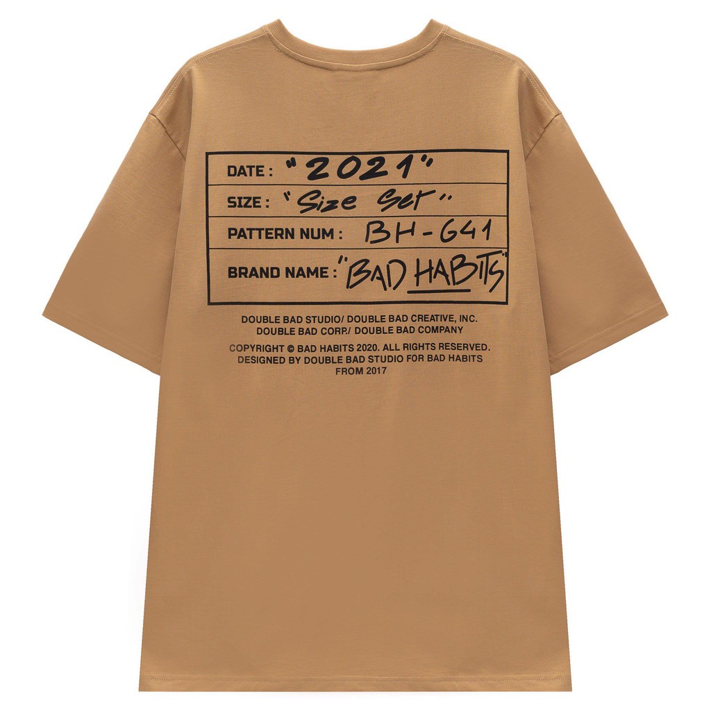 Áo Thun Unisex Bad Habits SAMPLE 100% Cotton - Local Brand Chính Hãng | BigBuy360 - bigbuy360.vn