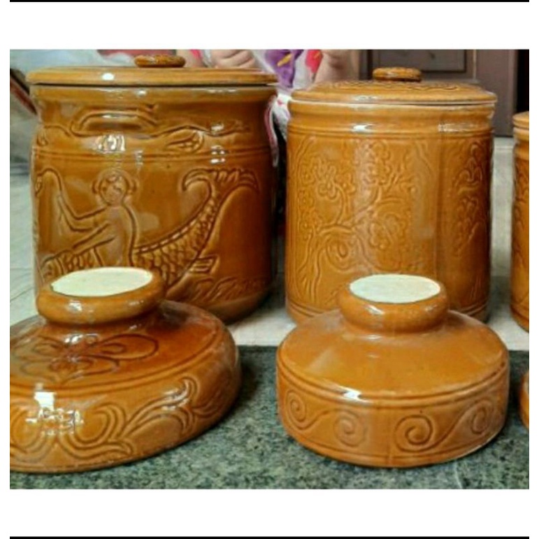 Vại Muối Dưa Cà, Đựng Gạo Bát Tràng *BAO BỂ VỠ* 6 Lít và 10 Lít