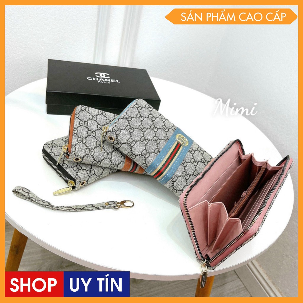 [Shop Uy Tín]  Ví da dài cầm tay ,dày đẹp có kèm móc dây cầm tay Mã LT31