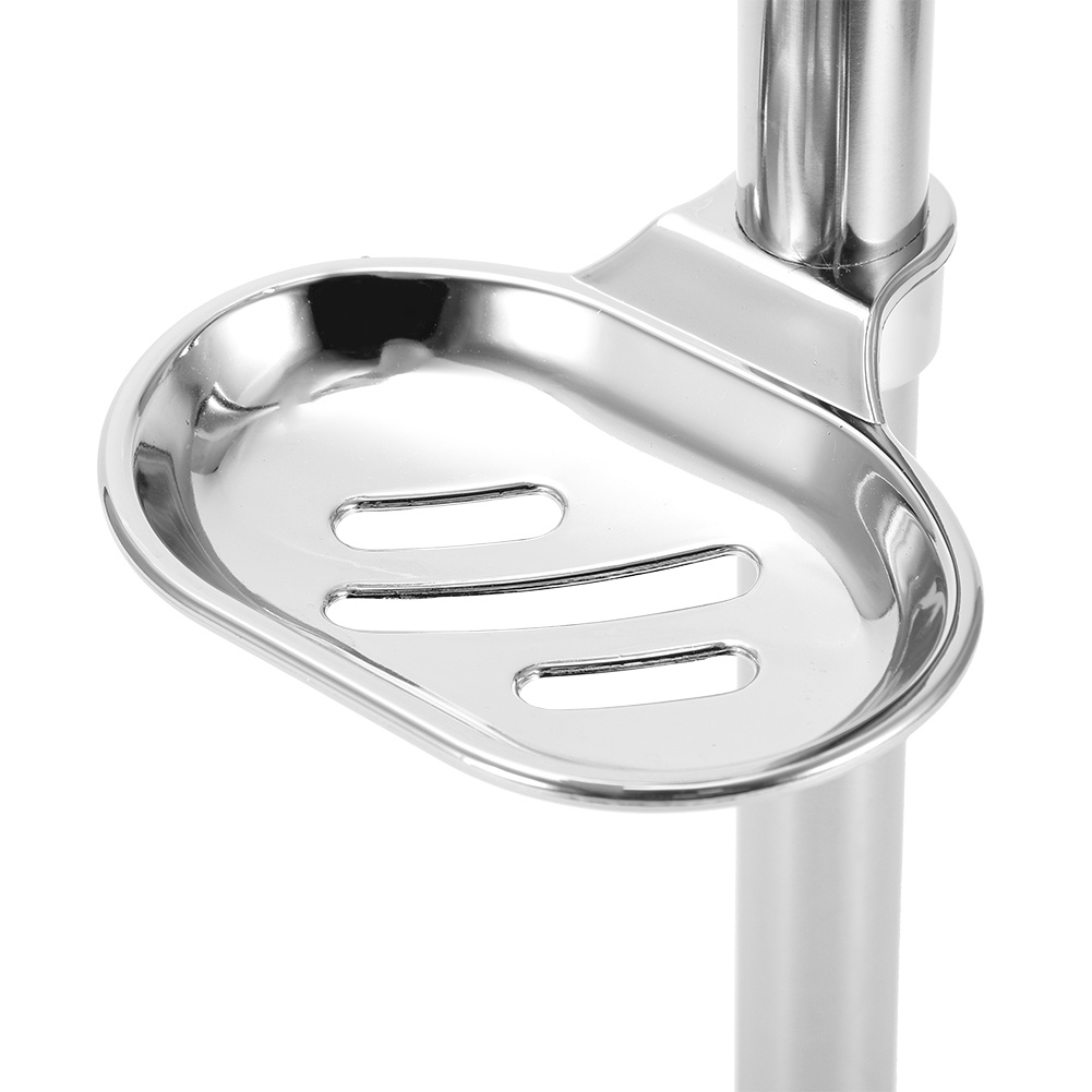 Giá Đỡ Vòi Hoa Sen Bằng Thép Không Gỉ Kèm Hộp Đựng Xà Phòng G1/2&quot; virgina056