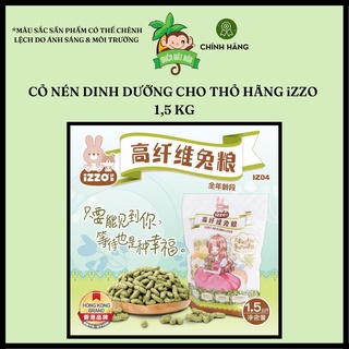 Thức ăn thỏ bọ - Cỏ nén dinh dưỡng cho thỏ chính hãng iZZO hỗ trợ tiêu hoá xuất xứ HongKong 1,5kg
