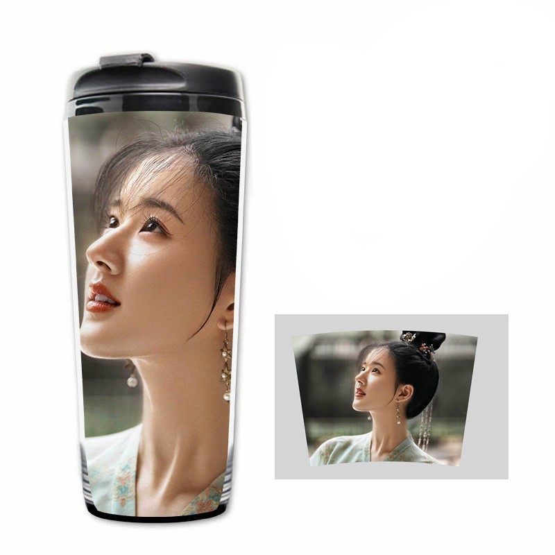 Bình nước IN HÌNH Trường ca hành Địch Lệ Nhiệt Ba Ngô Lỗi dễ thương tiện lợi