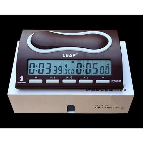 Đồng hồ thi đấu Cờ Vua, Cờ Tướng LEAP PQ9903A - Đồng hồ đánh cờ vua cờ tướng tiêu chuẩn quốc tế chính hãng