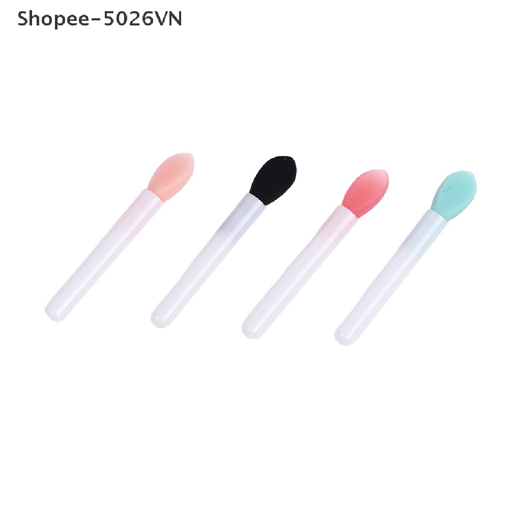 [Hàng mới về] 10 cọ silicon thoa son môi tiện lợi