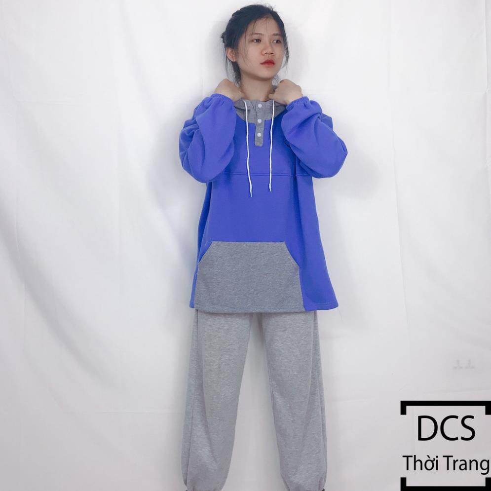 [Xả kho cắt lỗ] Áo Hoodie  Ngôi Sao - Áo Nỉ Phối Túi Suf