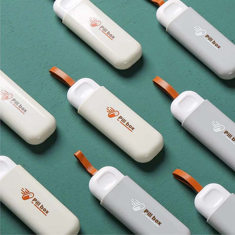 Hộp thuốc mini 3 ngăn thiết kế đơn giản du lịch tiện lợi