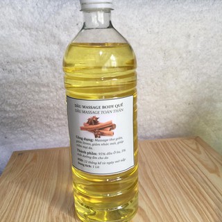 Tinh Dầu Massage Quế 1000 ml Dùng Cho Spa
