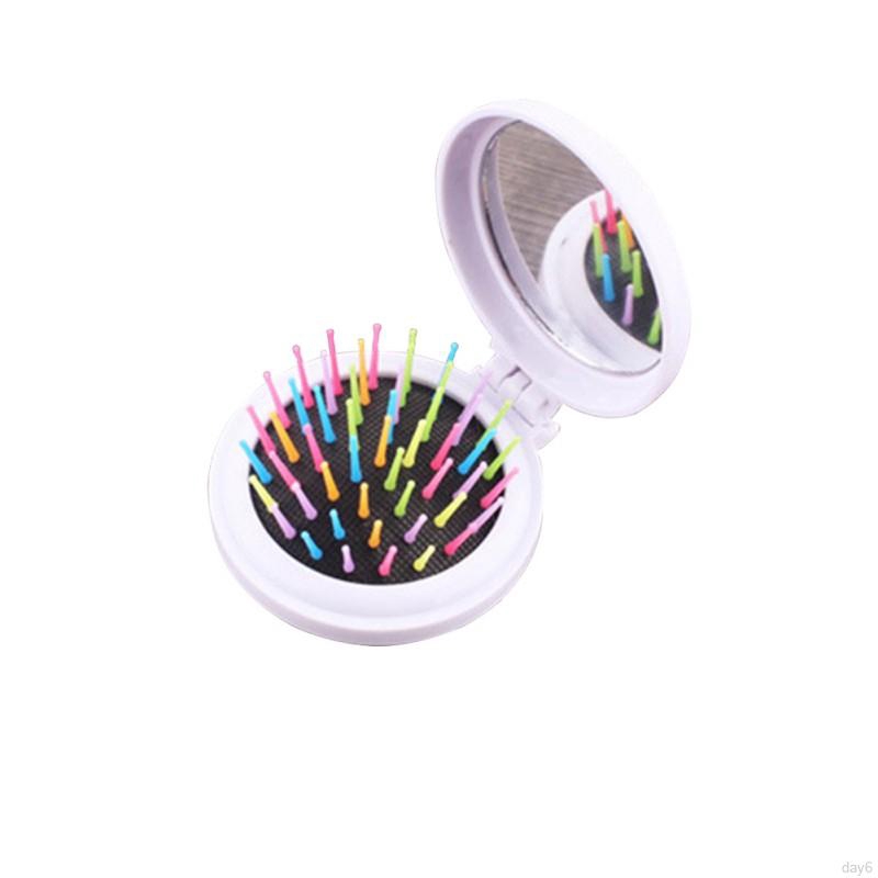 [Hàng mới về] Lược cầu vồng thời trang dễ thương có thể gập lại