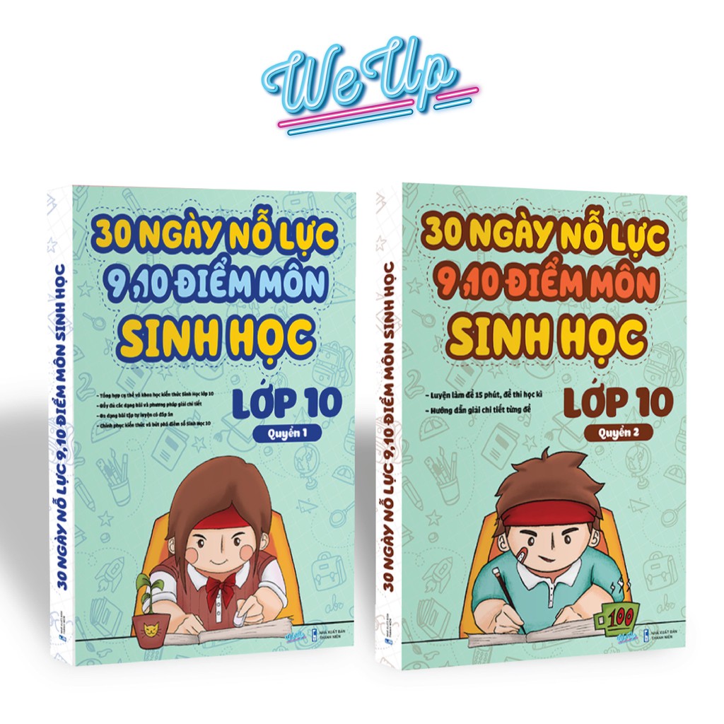 Sách - 30 ngày nỗ lực 9-10 điểm môn Sinh học lớp 10