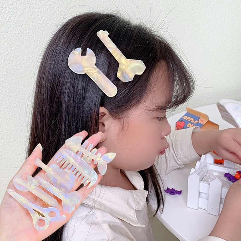 Kẹp Tóc Nữ Hình Đuôi Cá Dễ Thương Phong Cách Hàn Quốc