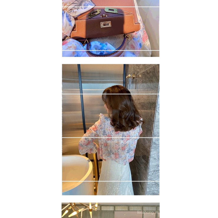 Chân Váy Đuôi Cá Lưng Cao Phối Ren Màu Trắng Thời Trang Mùa Hè Cho Nữ Sense2021Spring 15 | BigBuy360 - bigbuy360.vn