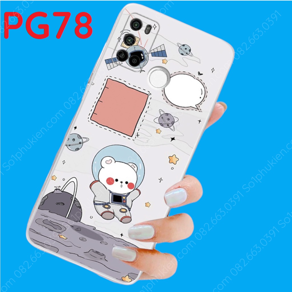 Ốp lưng Vsmart JOY 4 LIVE 4 STAR 5 in hình vũ trụ dễ thương