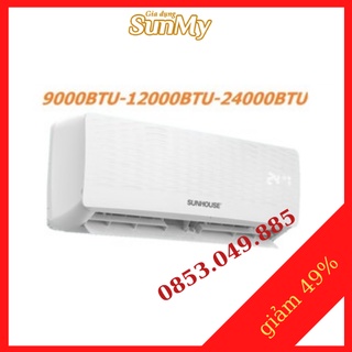 Điều hòa không khí một chiều SUNHOUSE Xuất xứ THÁI LAN SHR-AW09C110, AW12C110, AW18C110, AW24C110