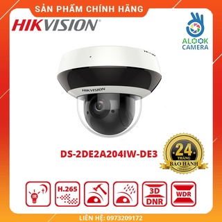 Hàng chính hãng_camera ip speed dome hikvision ds-2de2a204iw-de3 2mp h265+_diều chỉnh tiêu cự_bh 24 tháng