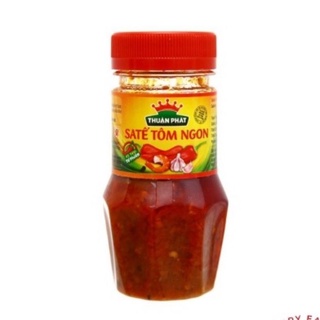 Sa tế Tôm ngon, sa tế Cay 85g 1vỉ 6hũ