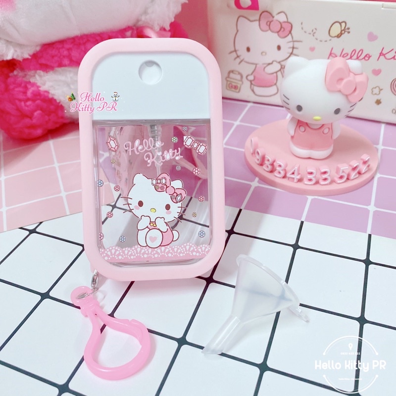 Bình xịt phun sương có móc treo Hello Kitty - Doremon Doraemon