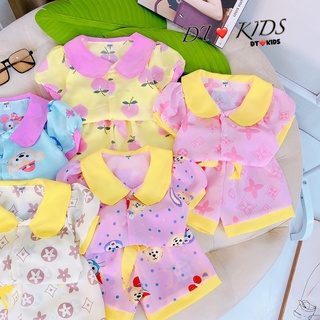 Pijama cho bé gái chất lụa mango 7-20kg (M2)